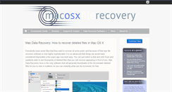 Desktop Screenshot of macosxfilerecovery.com